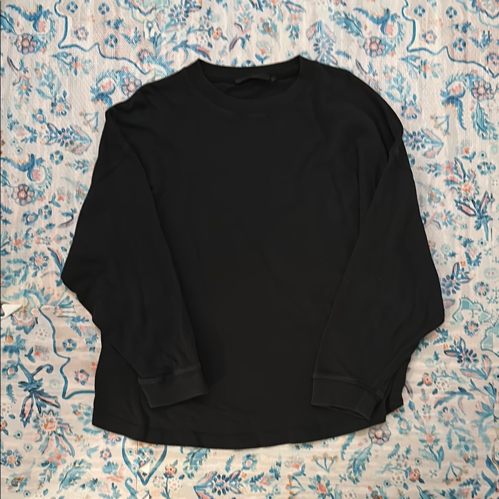 Jenni Kayne Black Crew Neck Top